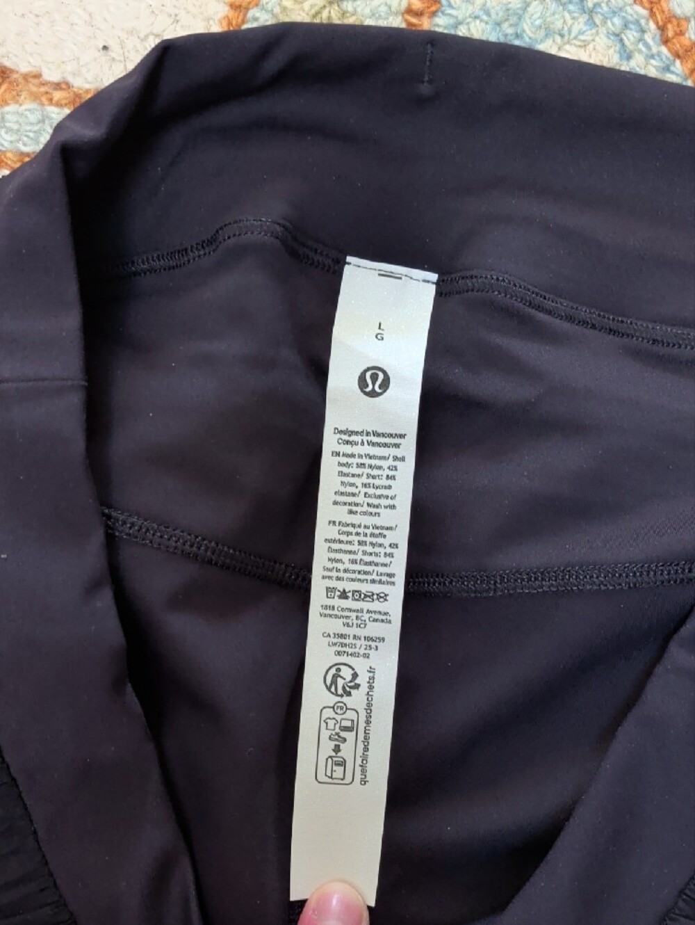 NWT Lululemon Peloton Translucent 2-in-1 High Rise Short 3" Size Large - Picture 5 of 6